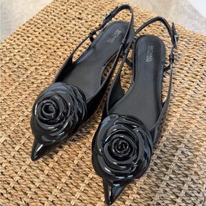 Michael Kors Eloise Rosette slingback flats